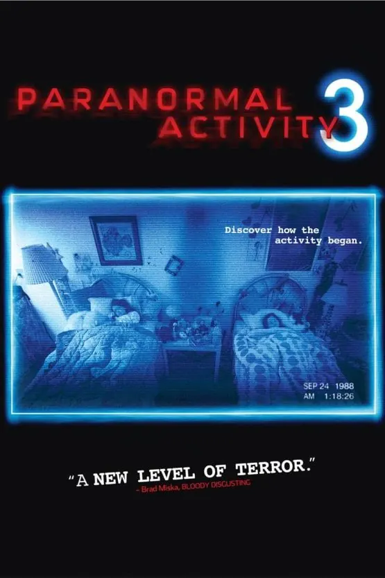 Póster oficial de Paranormal Activity 3